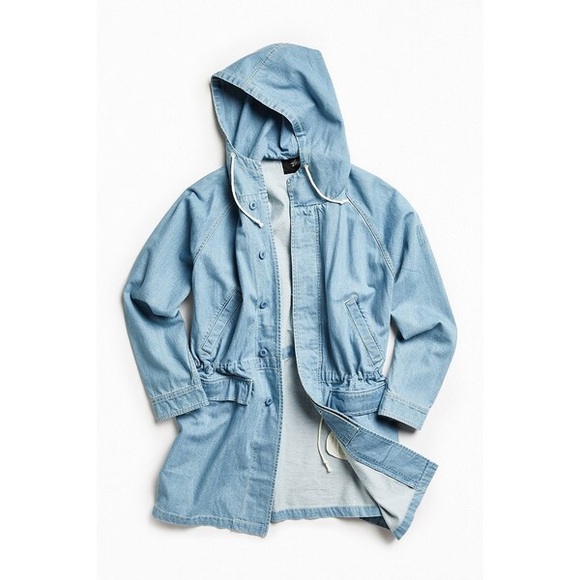 stussy denim parka